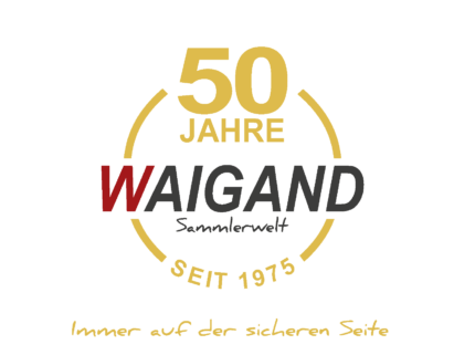 50 Jahre WAIGAND sammlerwelt Logo