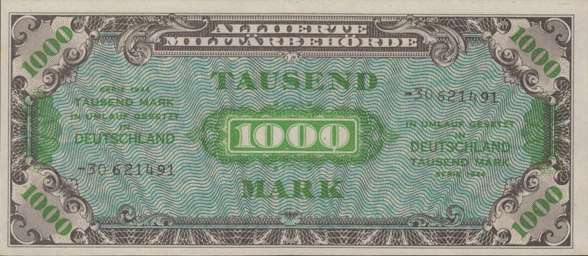 Banknoten & Geldscheine ab 1871 bis zur Bundesrepublik
