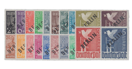 Berlin - erste Marken-Serie West-Berlin