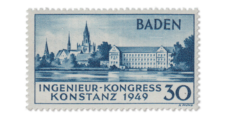 Baden - Sondermarke 1949 (Mi. Nr. 46 II)