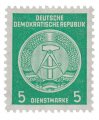 DDR Zirkel-Dienstmarke Wertstufe 5 Pfg