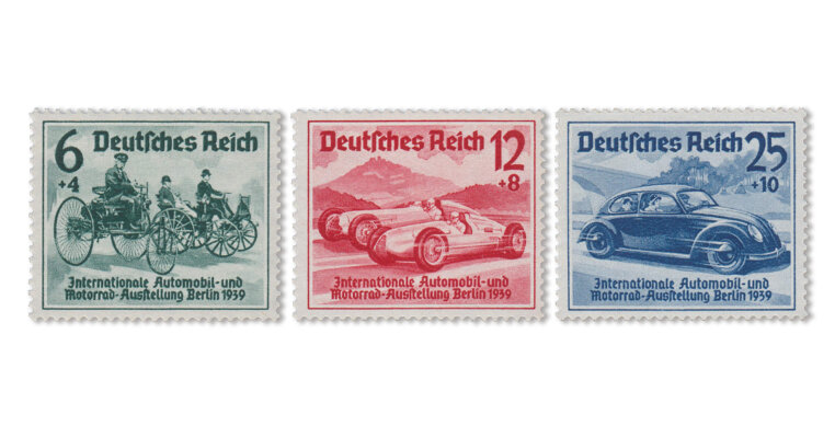 Deutsches Reich - Automobilausstellung (Mi. Nr. 686-88)