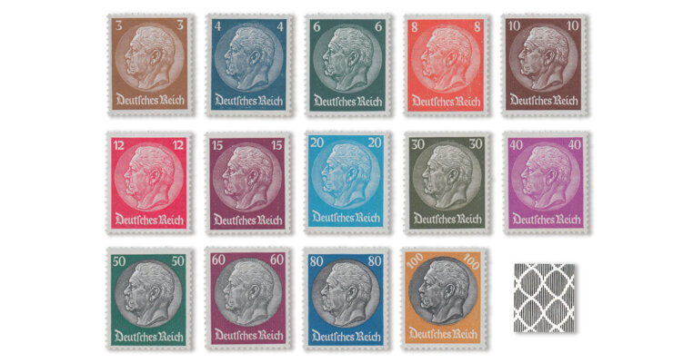 DR - Freimarken-Serie (Mi. Nr. 482-95)