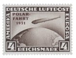 Briefmarke Deutsche Luftpost Polarfahrt 1931