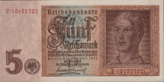 Fünf Reichsmark Drittes Reich