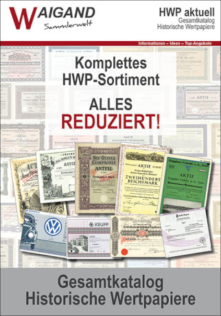 Online Katalog Fur Historische Wertpapiere Aktien Sammleraktien