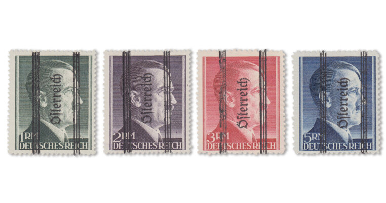 Österreich - Hitler-Markwerte (Mi. Nr. 693-96)