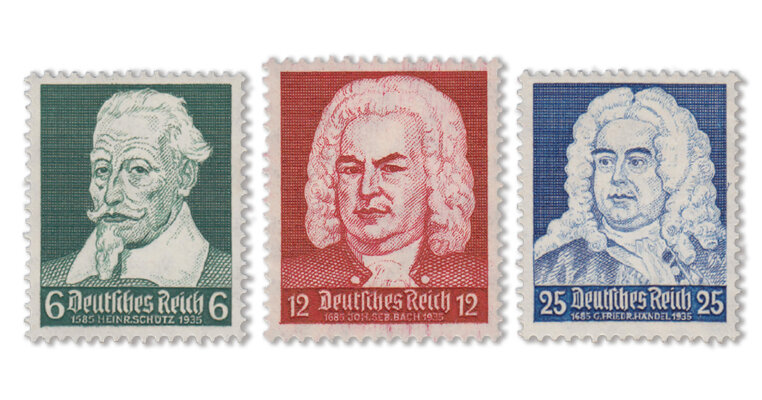 Deutsches Reich - Komponisten-Serie 1935 (Mi. Nr. 573-75)