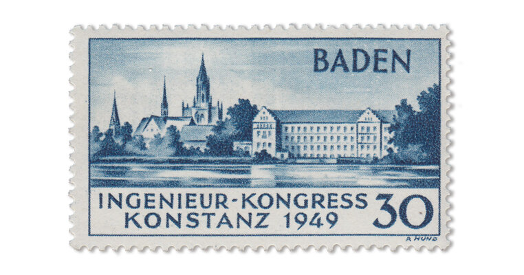 Baden - franz. Zone - Konstanz II (Mi. Nr. 46 II)