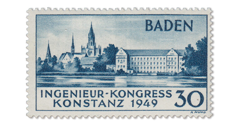 Baden - Konsztanz II (Mi. Nr. 46 II)