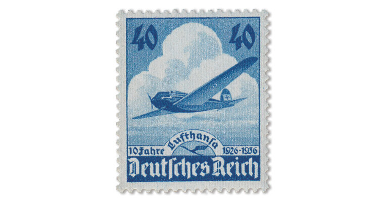 Deutsches Reich -Jubiläum 10 Jahre Lufthansa von 1936 (Mi. Nr. 603)