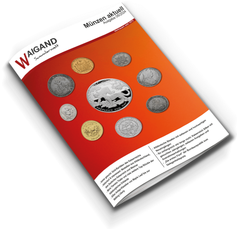 Neuester Münzkatalog Ausgabe 8/2024 als PDF & Onlinekatalog