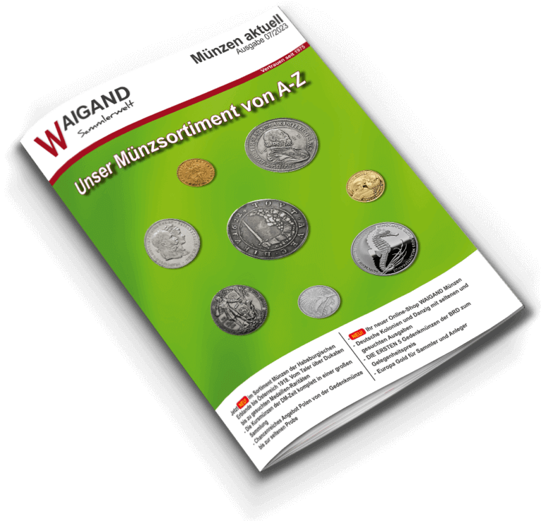 Kostenloser Münzkatalog Ausgabe 7/2023 als PDF & Onlinekatalog