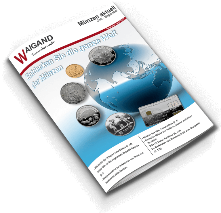 Kostenloser Münzkatalog Aug/Sept 2022 als PDF & Onlinekatalog