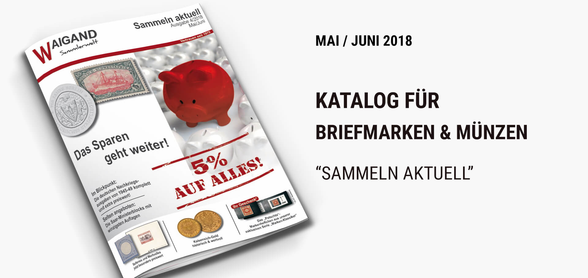 News Briefmarken & MünzKatalog 04-2018