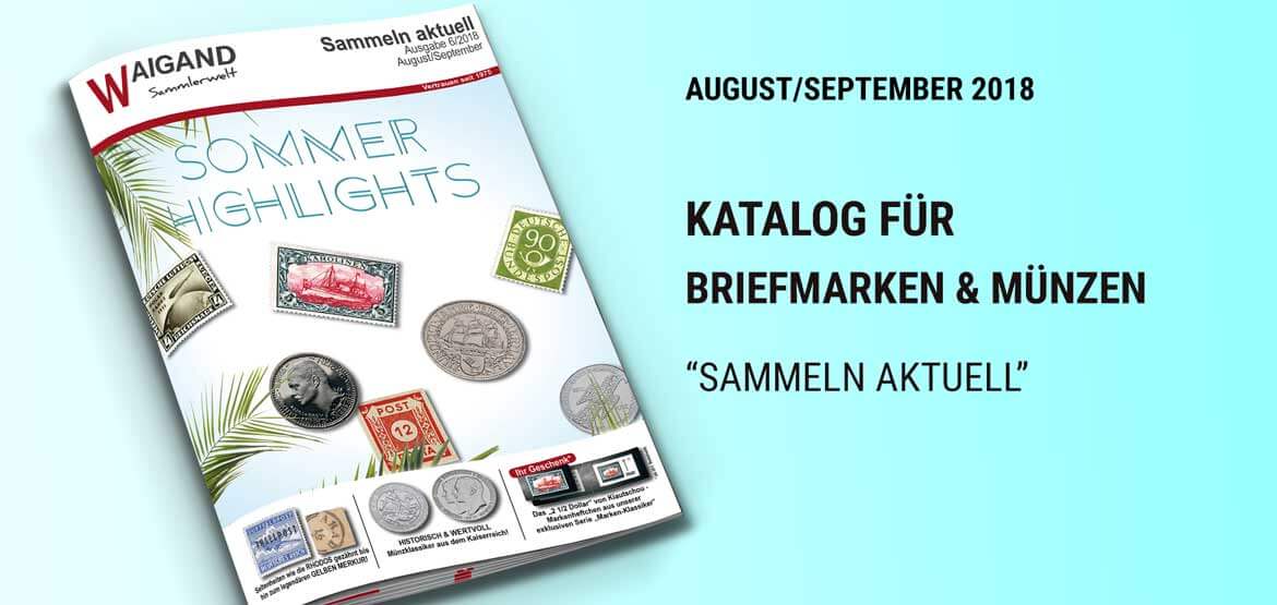 News-Katalog-August-September-2018-sammeln-aktuell