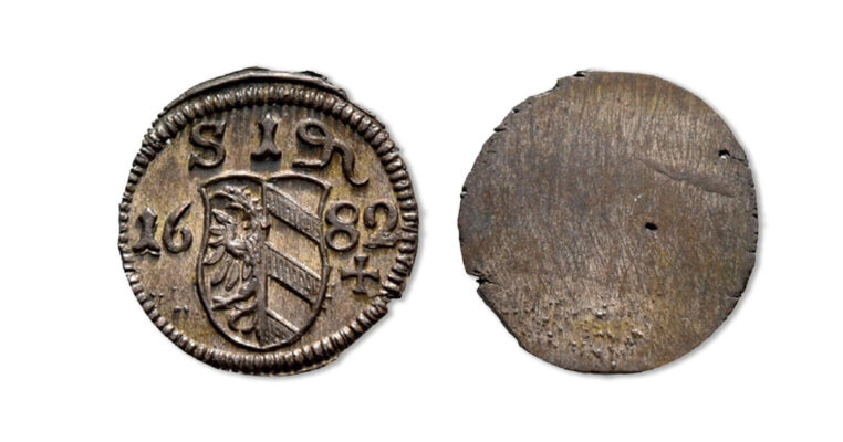 Einseitiger Silberpfennig um 1680 - Nürnberg (KM 193)