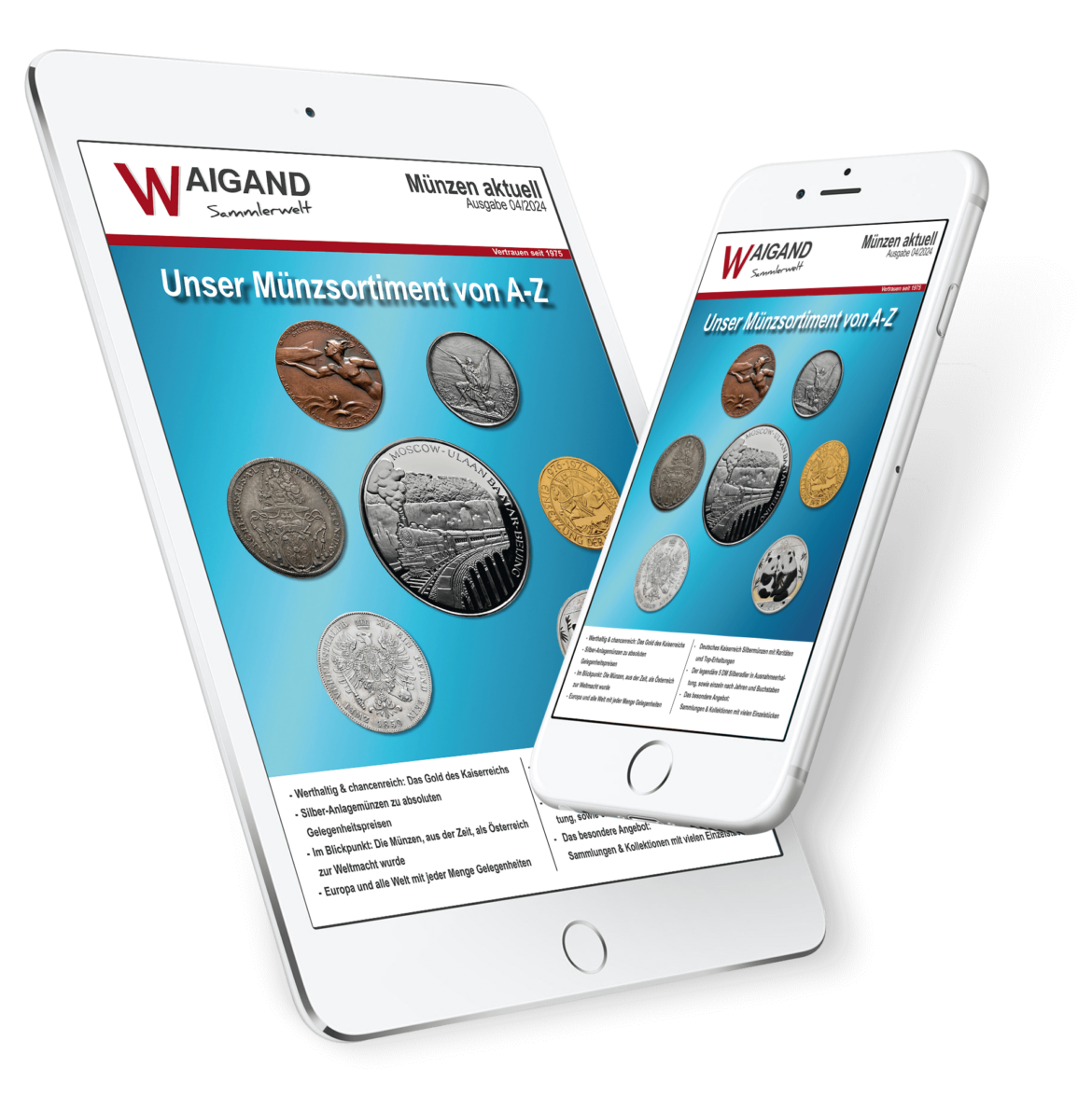 Kostenloser Münzkatalog Ausgabe 4/2024 als PDF & Onlinekatalog