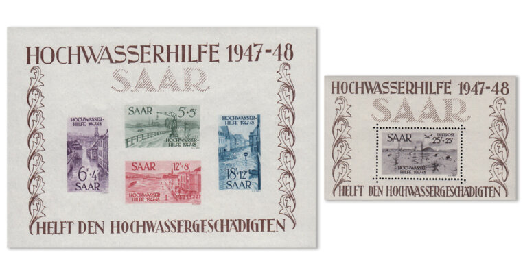 Saarland - Blockausgabe (Mi. Nr. Bl. 1-2)