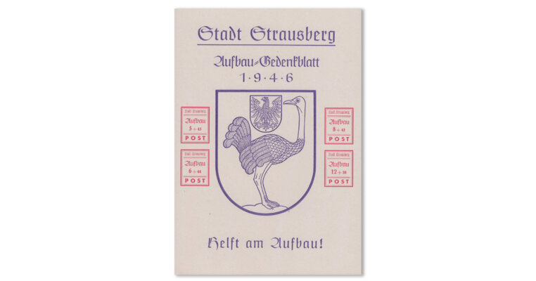 Strausberg - Wappen-Block (Mi. Nr. Bl. 3)