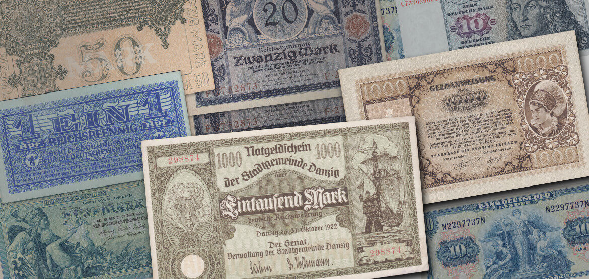 Neu im Sortiment: Alte Banknoten & Geldscheine